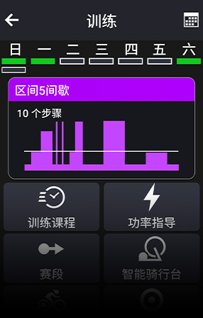 Garmin Connect App 每日训练建議