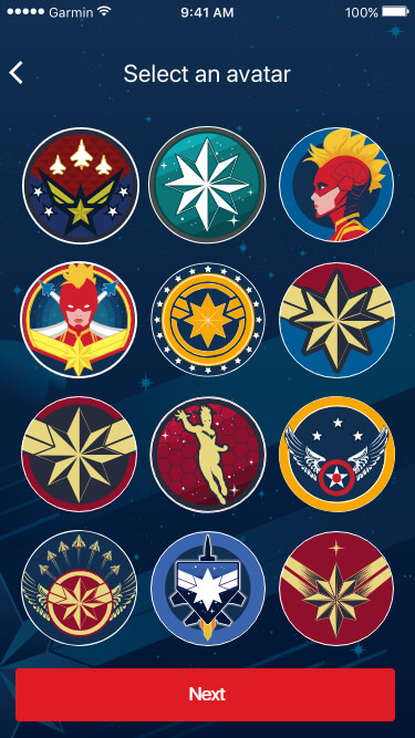 Captain Marvel Phone Screen 2